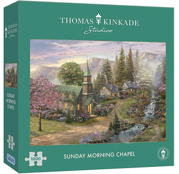 Gibsons Gibsons Thomas Kinkade: Sunday Morning Chapel Puzzle 1000pcs