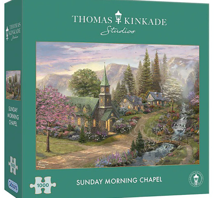 Gibsons Thomas Kinkade: Sunday Morning Chapel Puzzle 1000pcs