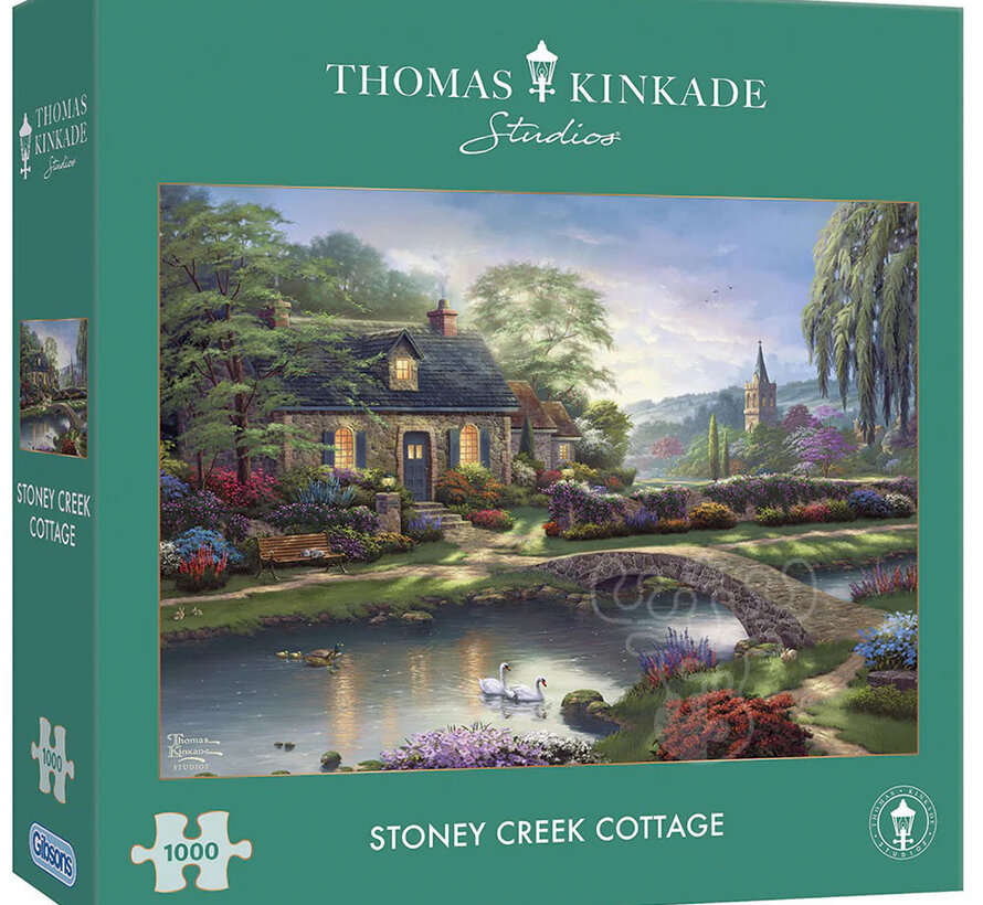Gibsons Thomas Kinkade: Stoney Creek Cottage Puzzle 1000pcs