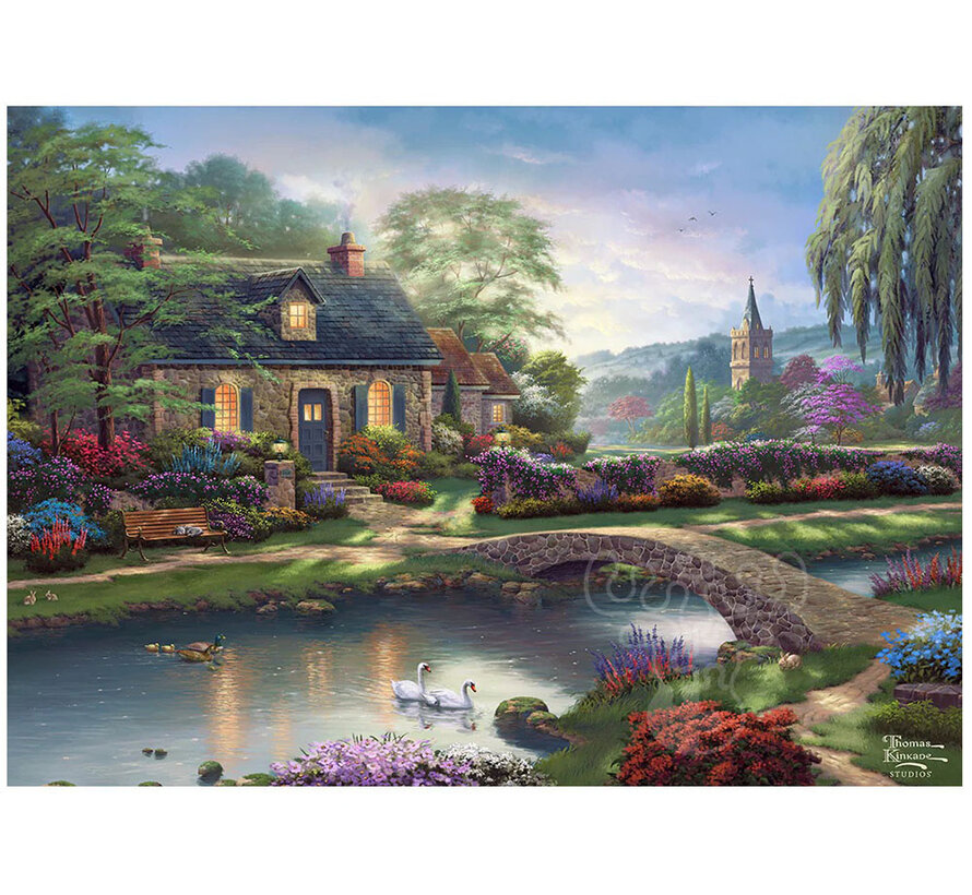 Gibsons Thomas Kinkade: Stoney Creek Cottage Puzzle 1000pcs