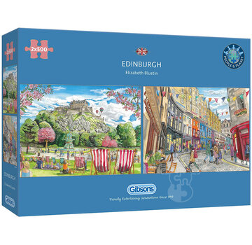 Gibsons Gibsons Edinburgh Puzzle 2 x 500pcs