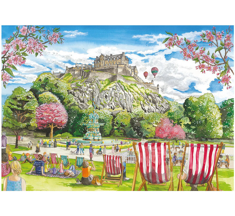 Gibsons Edinburgh Puzzle 2 x 500pcs