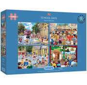 Gibsons Gibsons School Days Puzzle 4 x 500pcs