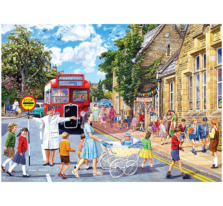 Gibsons School Days Puzzle 4 x 500pcs