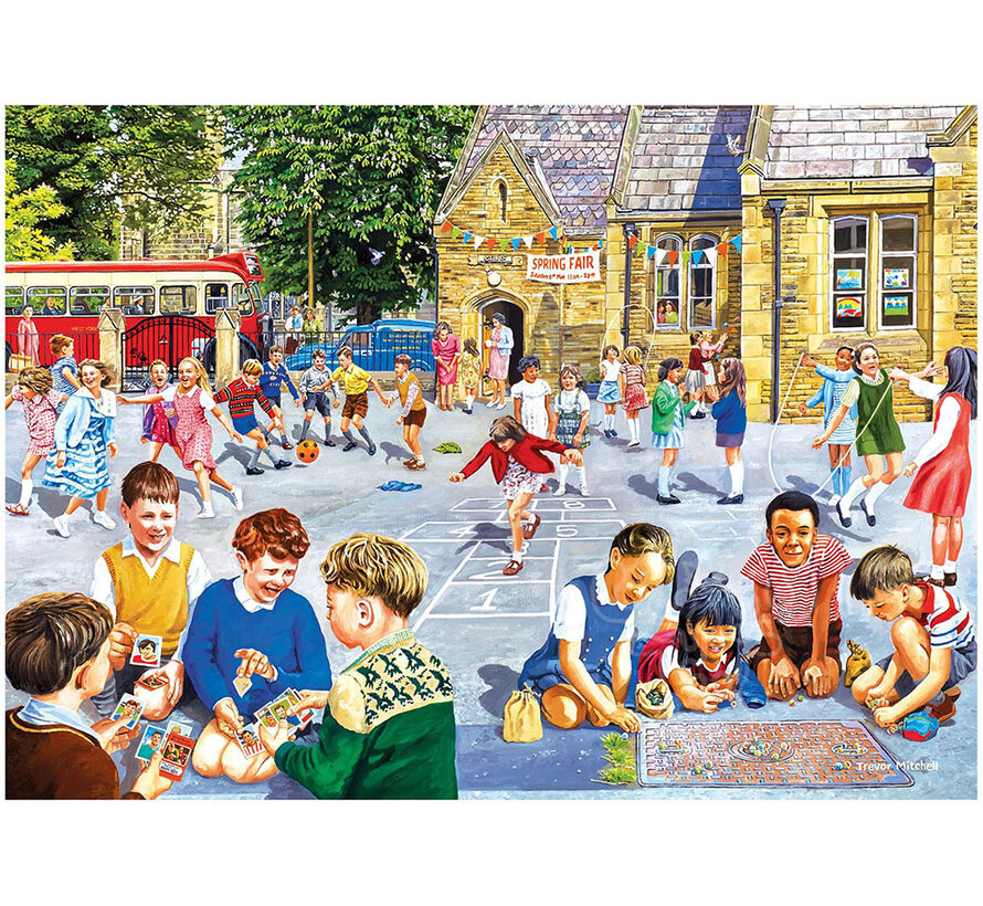 Gibsons School Days Puzzle 4 x 500pcs