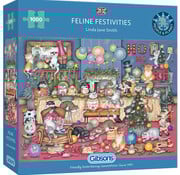Gibsons Gibsons Feline Festivities Puzzle 1000pcs