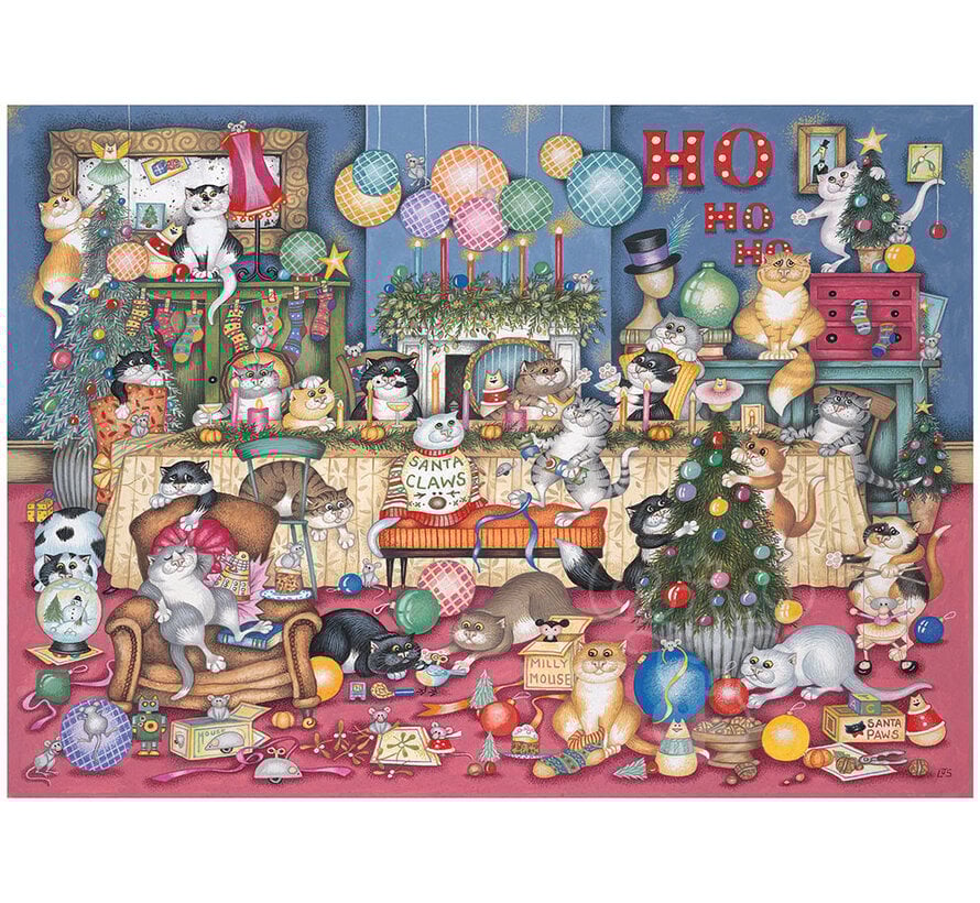 Gibsons Feline Festivities Puzzle 1000pcs