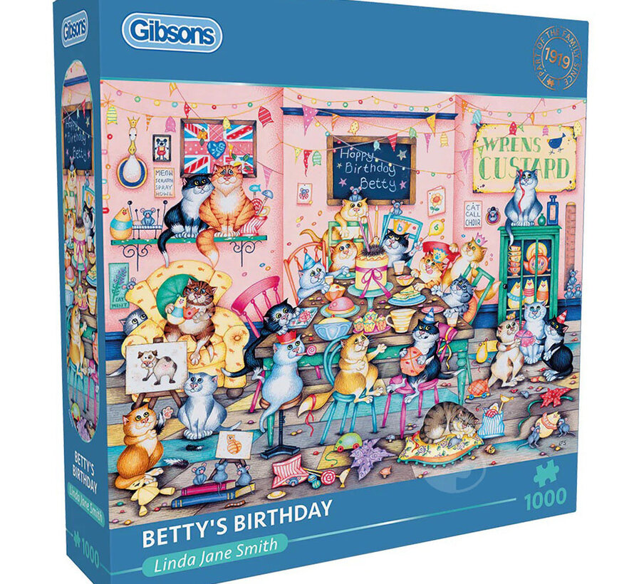 Gibsons Betty's Birthday Puzzle 1000pcs