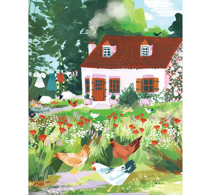 Galison Cottage Wildflowers Puzzle 1000pcs