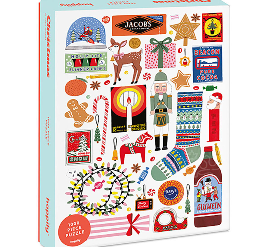Happily Christmas Puzzle 1000pcs