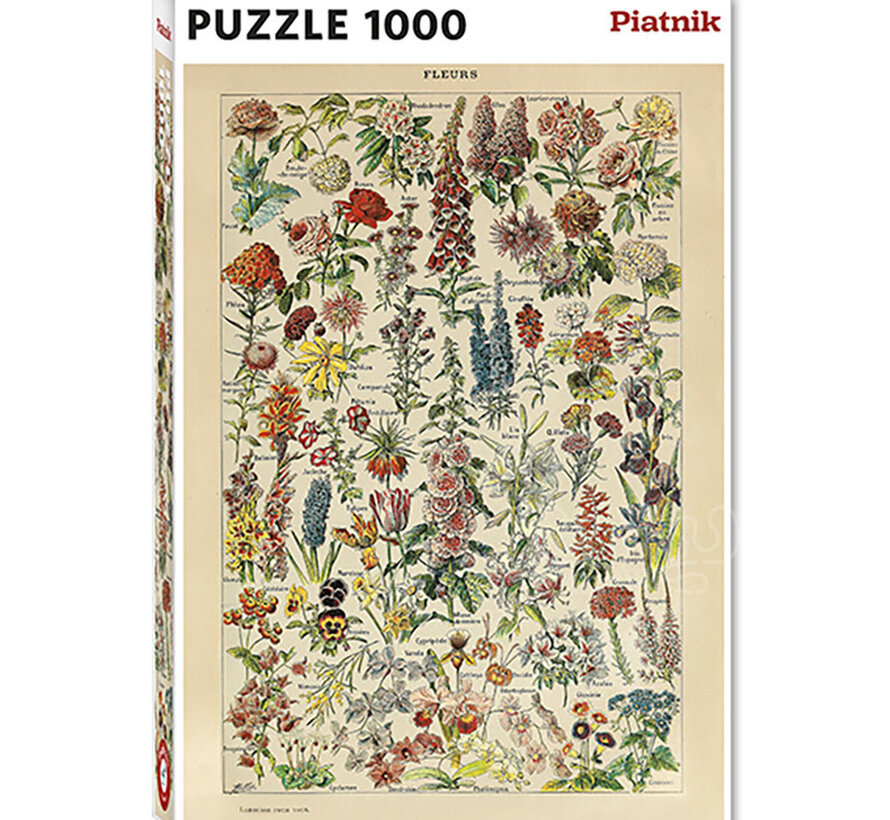 Piatnik Millot - Fleurs Puzzle 1000pcs