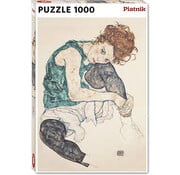 Piatnik Piatnik Schiele - Sitting Woman Puzzle 1000pcs