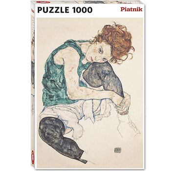 Piatnik Piatnik Schiele - Sitting Woman Puzzle 1000pcs