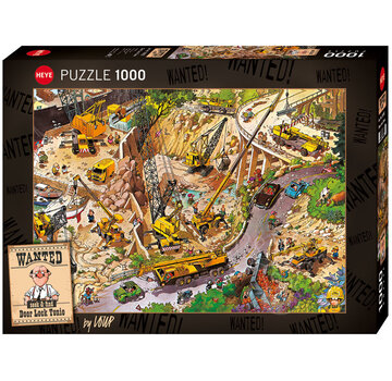 Heye Heye Wanted: Door Lock Tonio Puzzle 1000pcs