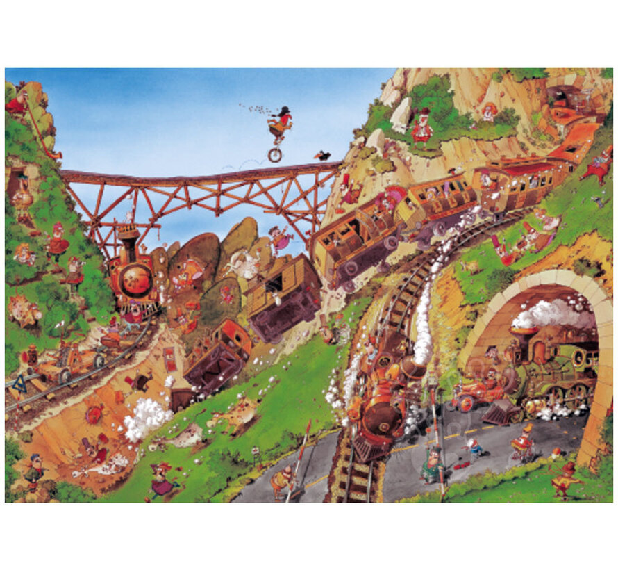 Heye Wanted: Getaway Car Fred Puzzle 1000pcs