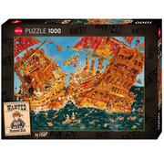 Heye Heye Wanted: Diamond Dick Puzzle 1000pcs