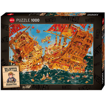 Heye Heye Wanted: Diamond Dick Puzzle 1000pcs