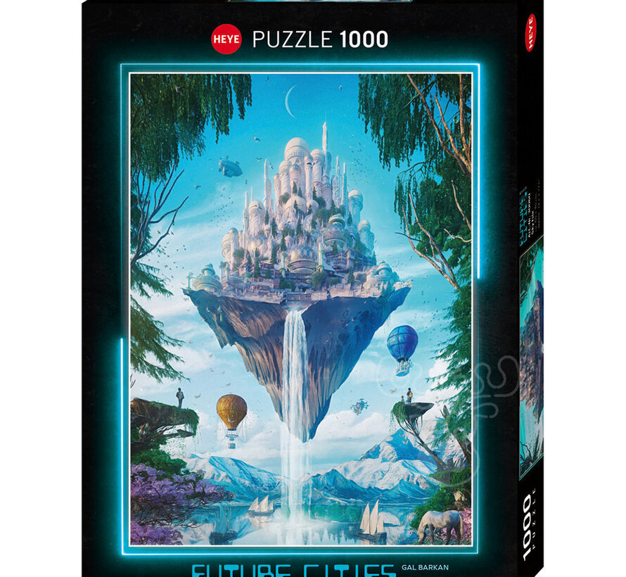 Heye Future Cities: Sky Isle Puzzle 1000pcs