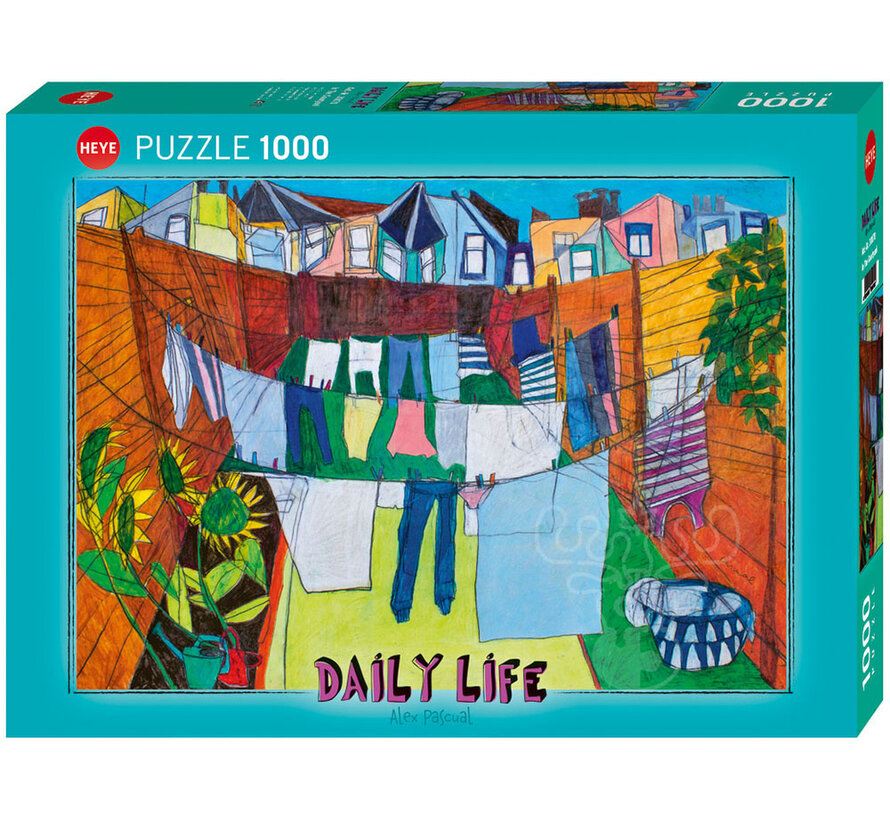 Heye Daily Life: In The Courtyard Puzzle 1000pcs