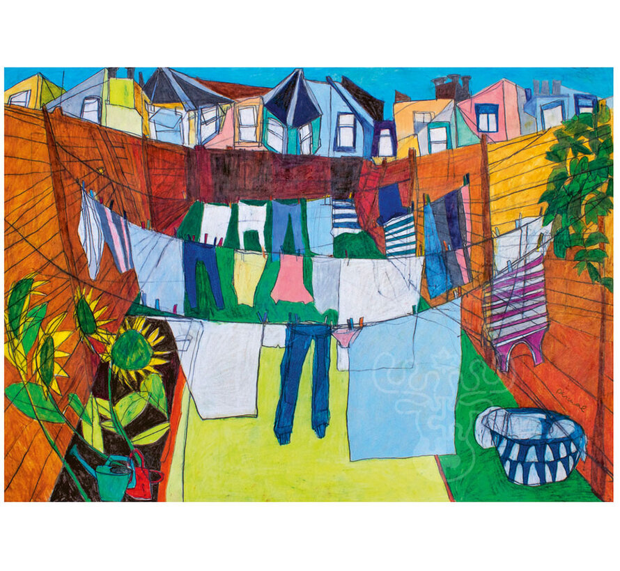 Heye Daily Life: In The Courtyard Puzzle 1000pcs