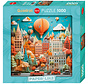Heye Paper-Like:Townscape Puzzle 1000pcs