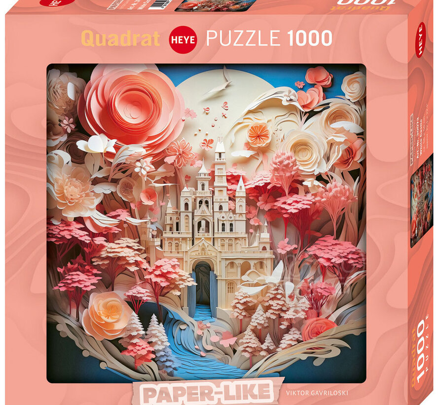 Heye Paper-Like: White Castle Puzzle 1000pcs