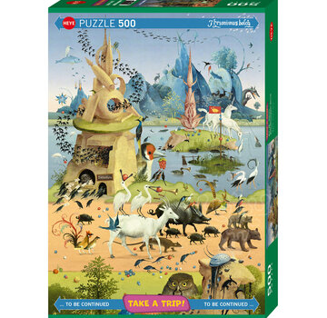 Heye Heye Take a Trip: With Hieronymus Bosch Puzzle 500pcs