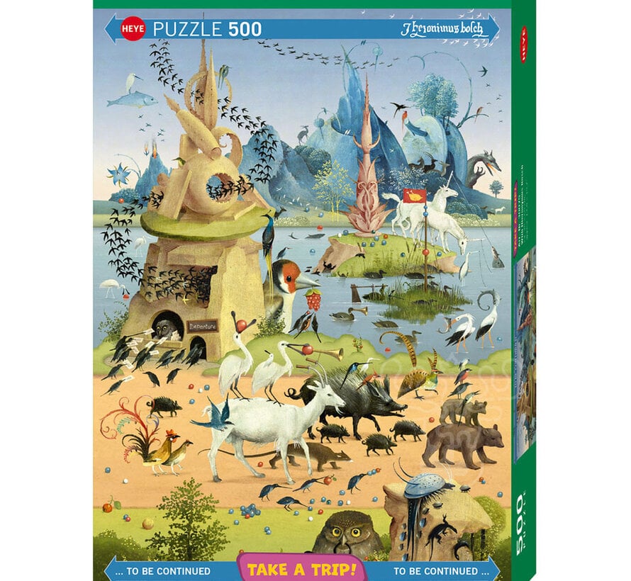 Heye Take a Trip: With Hieronymus Bosch Puzzle 500pcs