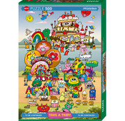 Heye Heye Take a Trip: With Jon Burgerman Puzzle 500pcs
