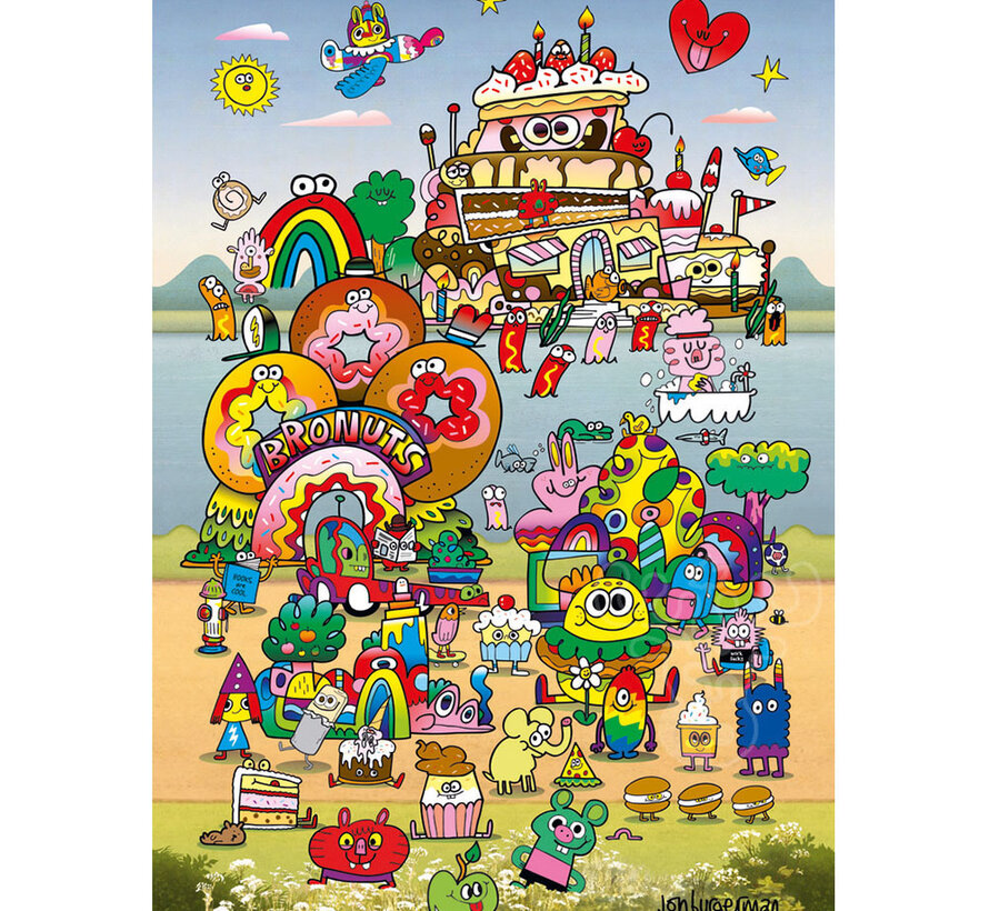 Heye Take a Trip: With Jon Burgerman Puzzle 500pcs
