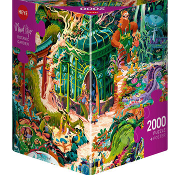 Heye Heye Botanic Garden Puzzle 2000pcs Triangle Box