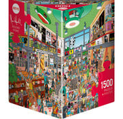 Heye Heye Record Store Puzzle 1500pcs Triangle Box