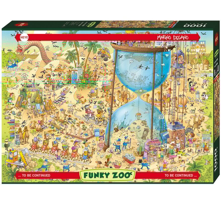 Heye Funky Zoo: Desert Habitat Puzzle 1000pcs