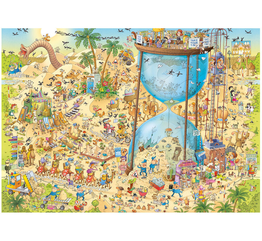 Heye Funky Zoo: Desert Habitat Puzzle 1000pcs