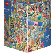 Heye Heye Pet Gym Puzzle 1000pcs Triangle Box