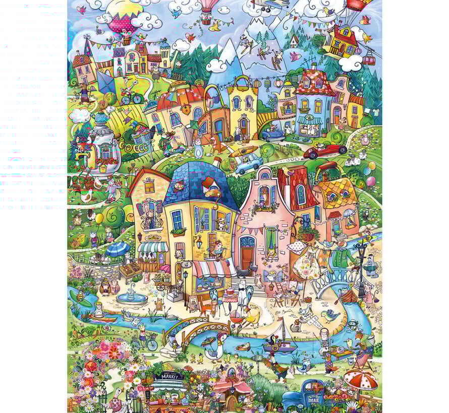Heye Happytown: Good Morning! Puzzle 1000pcs