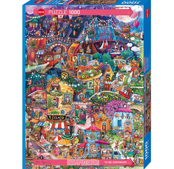 Heye Heye Happytown: Good Evening! Puzzle 1000pcs