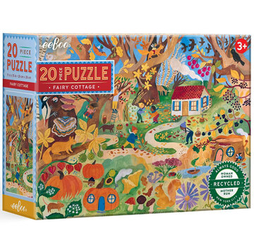 EeBoo eeBoo Fairy Cottage Puzzle 20pcs