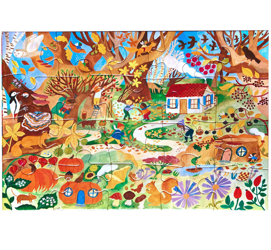 eeBoo Fairy Cottage Puzzle 20pcs