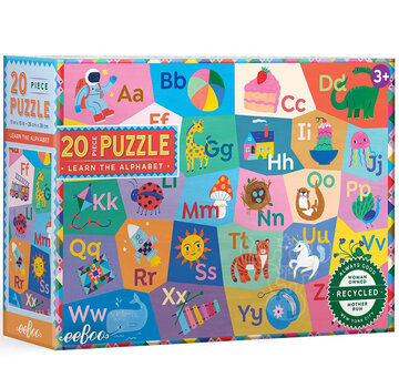 EeBoo eeBoo Learn the Alphabet Puzzle 20pcs