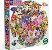 EeBoo eeBoo Autumn Bouquet Round Puzzle 500pcs