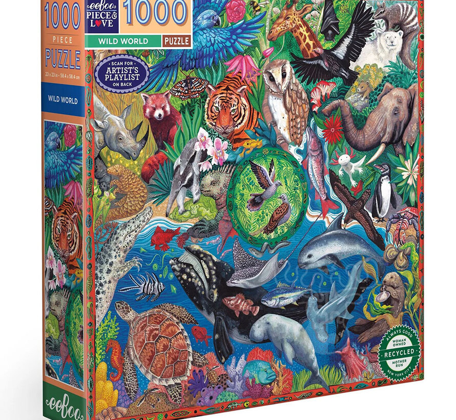 eeBoo Wild World Puzzle 1000pcs