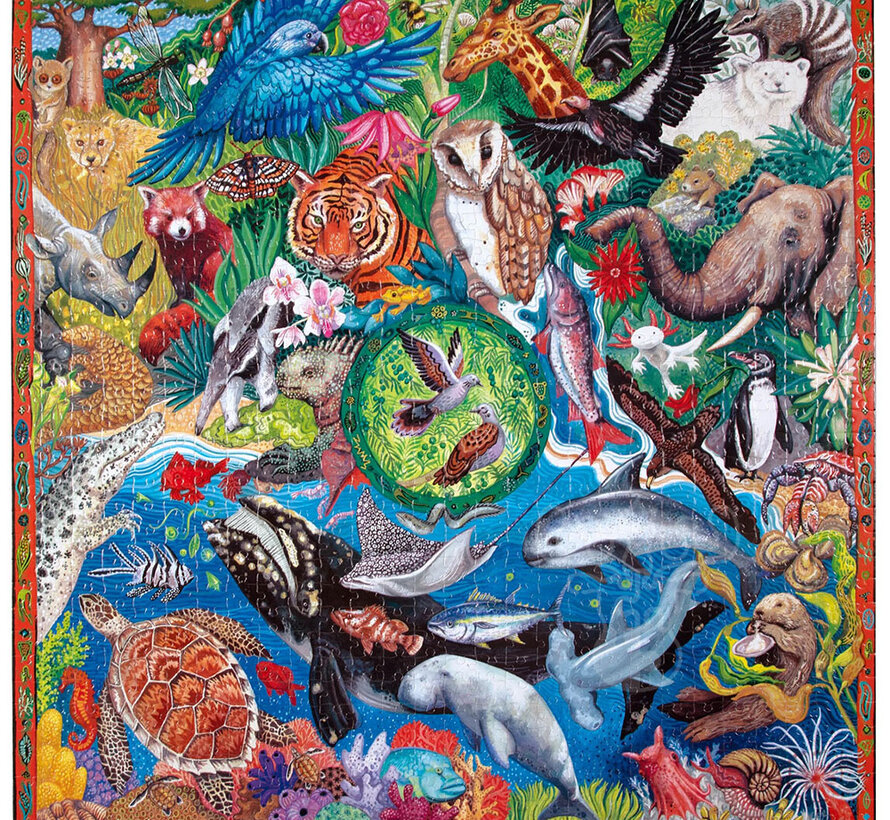 eeBoo Wild World Puzzle 1000pcs