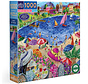 eeBoo Lunch by the Sea Puzzle 1000pcs