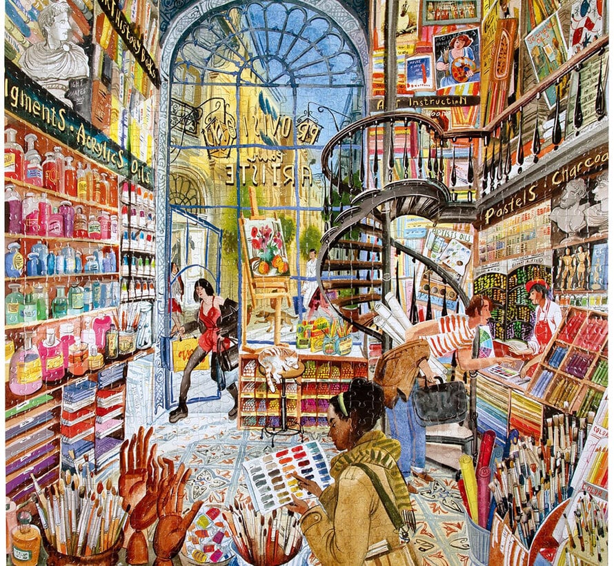eeBoo Artist Provisions Puzzle 1000pcs