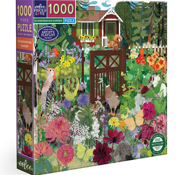 EeBoo eeBoo Scandinavian Garden Puzzle 1000pcs