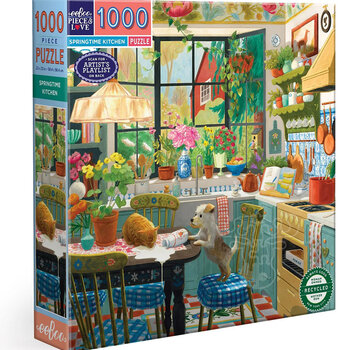 EeBoo eeBoo Springtime Kitchen Puzzle 1000pcs