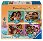 Ravensburger Disney Moana 2: 12, 16,  20, 24pcs  XXL - 4 in a Box