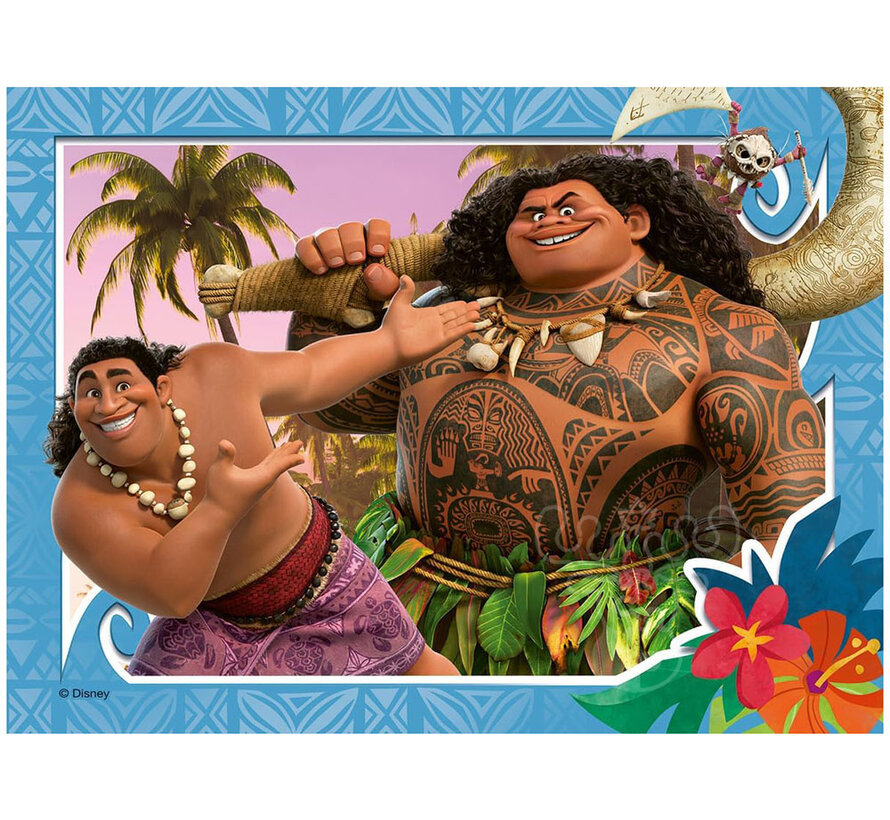 Ravensburger Disney Moana 2: 12, 16,  20, 24pcs  XXL - 4 in a Box