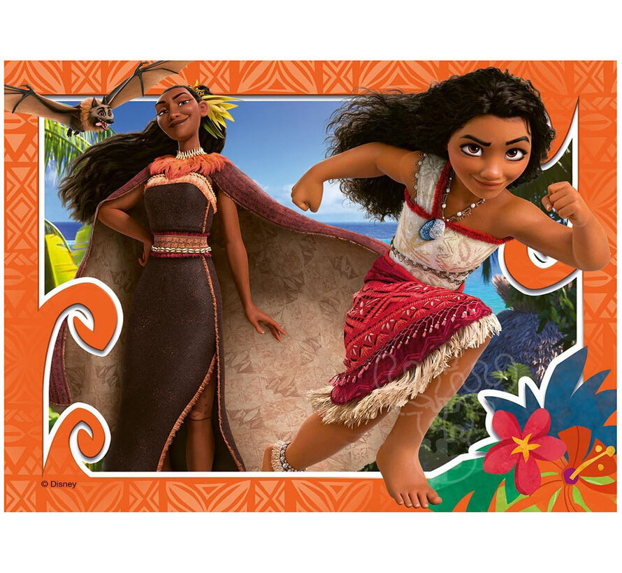 Ravensburger Disney Moana 2 Puzzle: 12, 16,  20, 24pcs  XXL - 4 in a Box